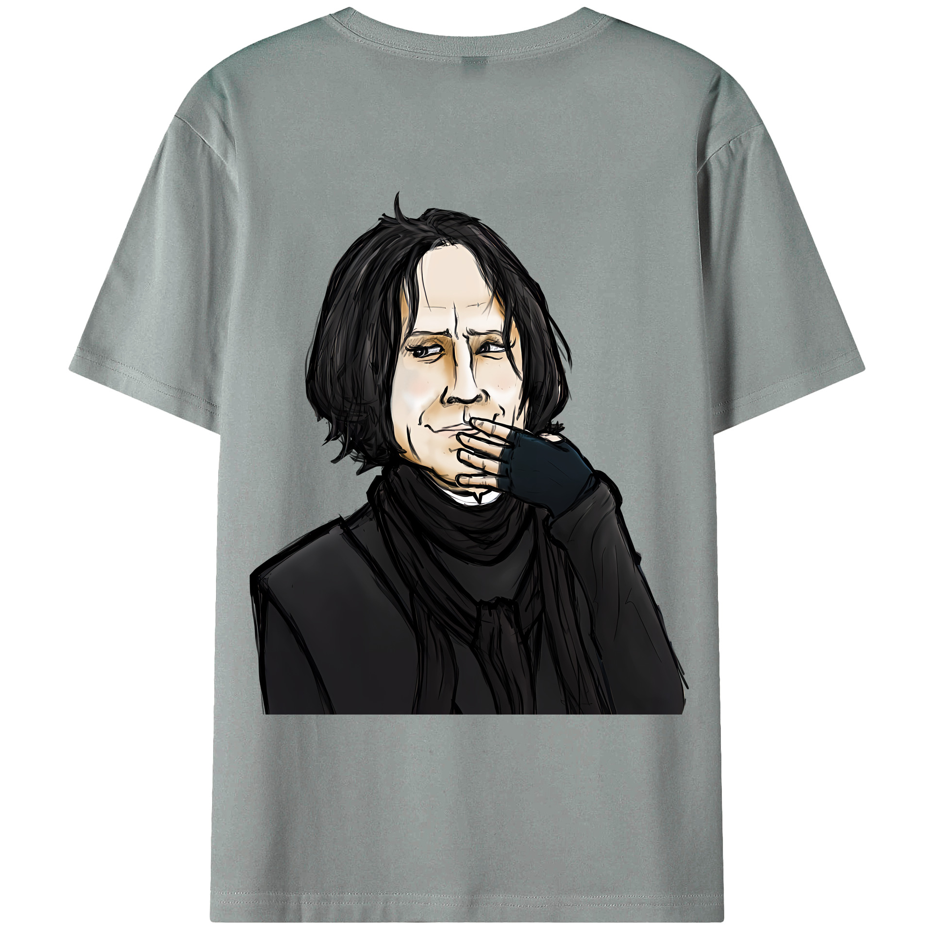 （画像用） Harry Potter ハリー・ポッターシリーズ 綿100％ メンズ半袖Tシャツ（バックプリント） 通気性